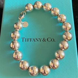 Tiffany & Co. 7.5" Ball Bracelet 925 10mm
